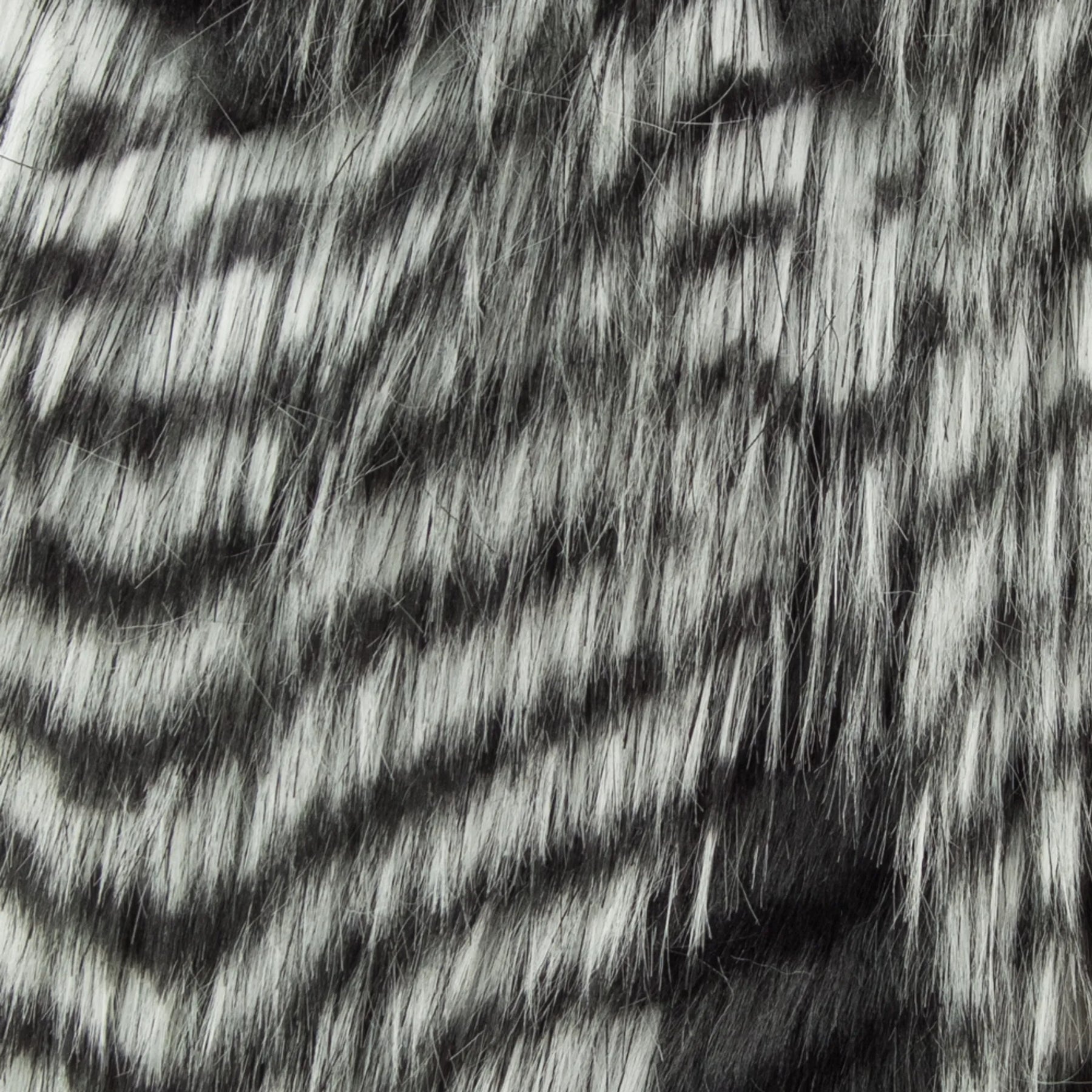 Plutus Porcupine Grey and Silver Faux Fur Luxury Throw — view 3