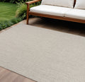 6′ X 9′ Gray Geometric Indoor Outdoor Area Rug