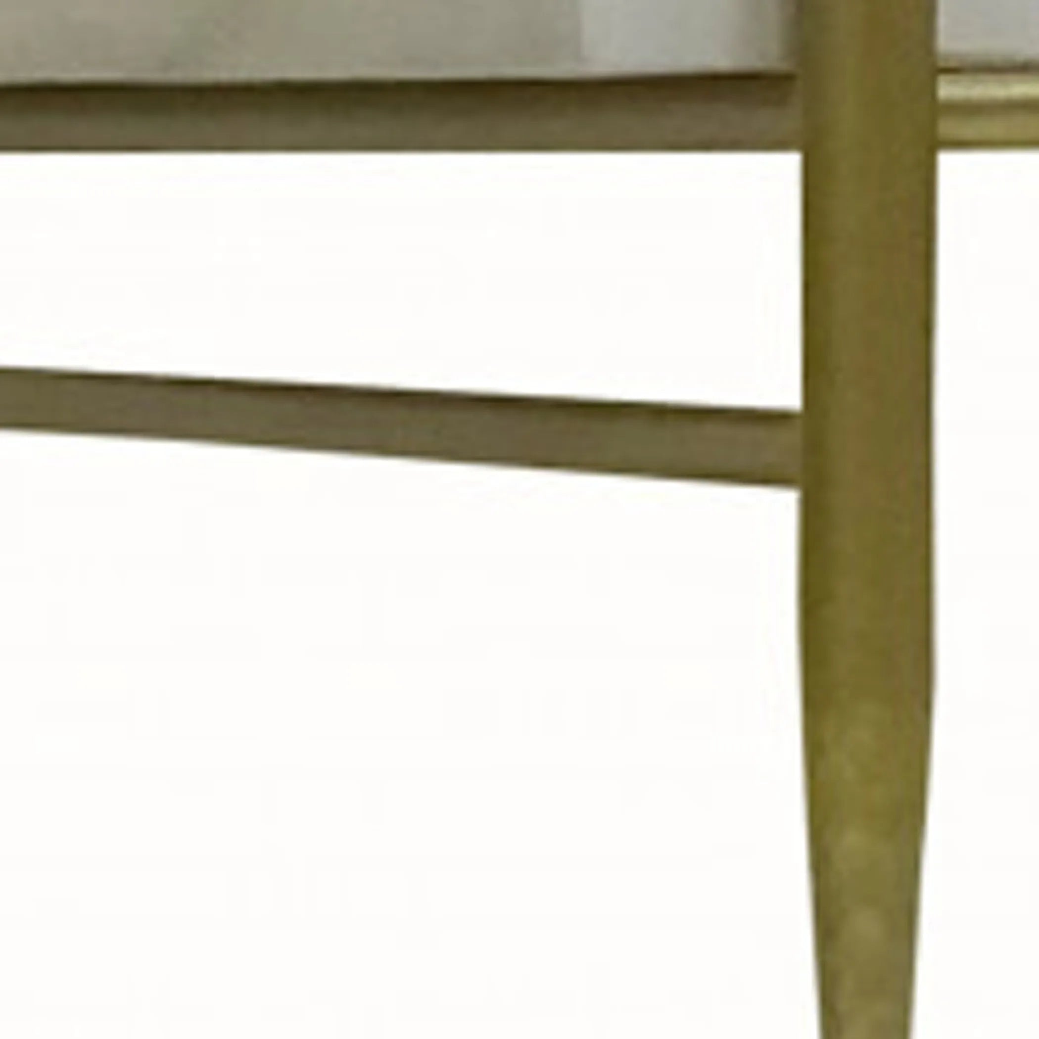 28″ White Two Drawer Nightstand — view 3