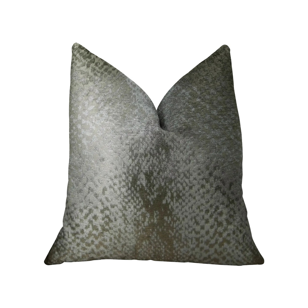 Plutus Venetian Silver Handmade Luxury Pillow