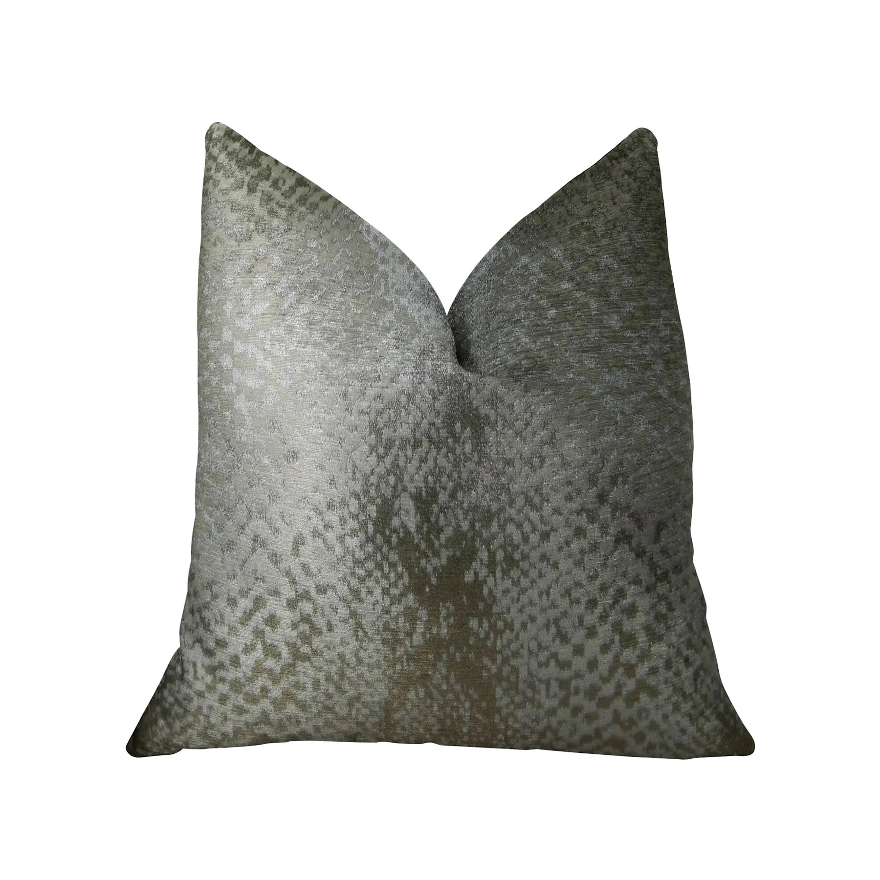 Plutus Venetian Silver Handmade Luxury Pillow