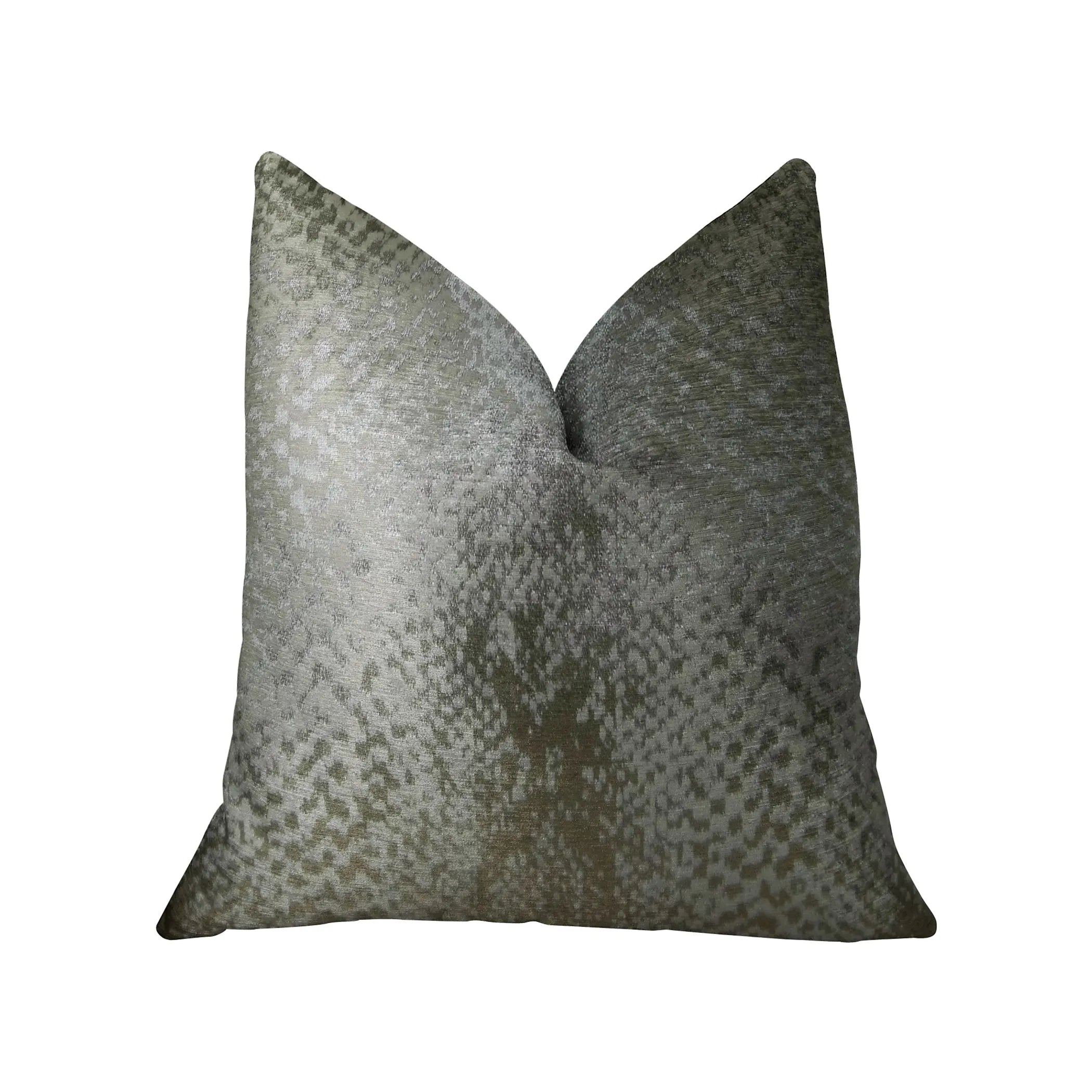 Plutus Venetian Silver Handmade Luxury Pillow