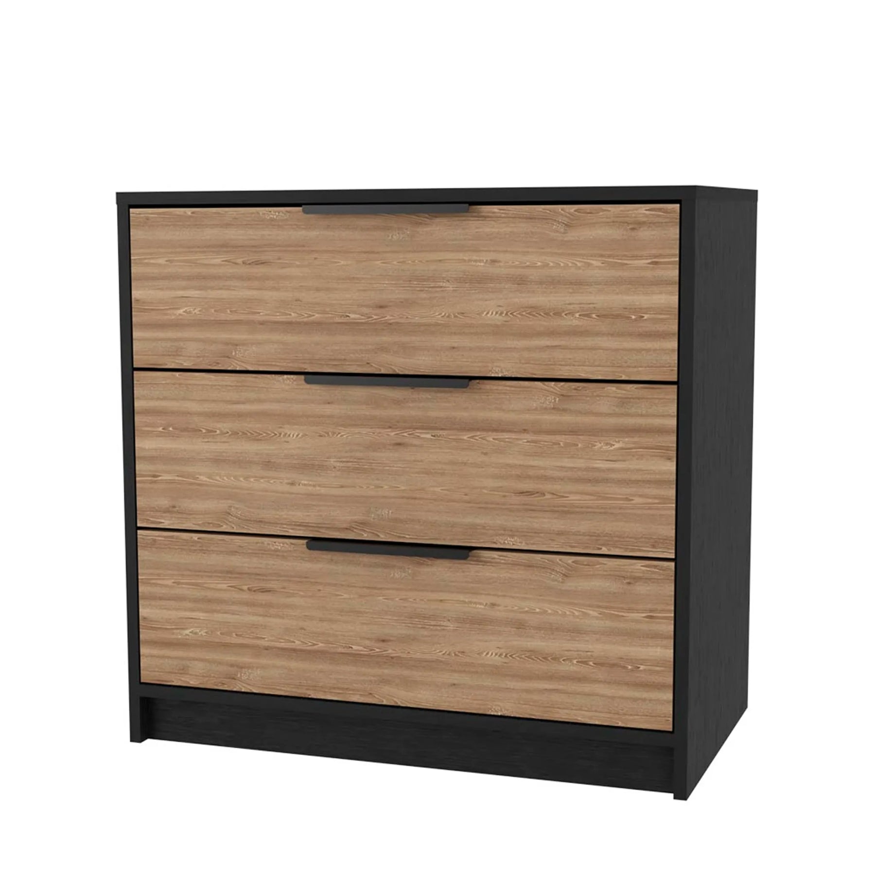Zion 2 Piece Bedroom Set, Black Wengue/ Pine Finish — view 4