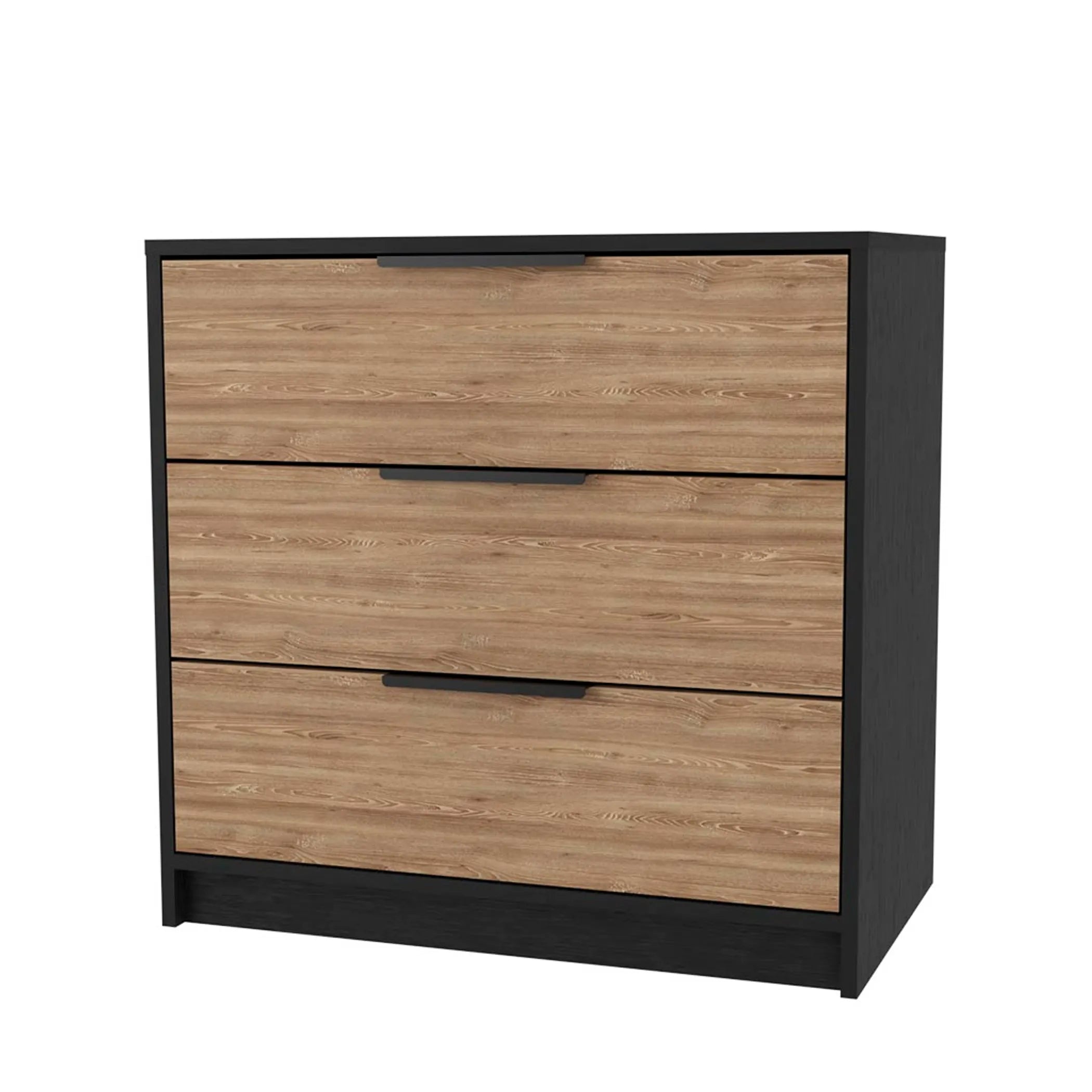 Zion 2 Piece Bedroom Set, Black Wengue/ Pine Finish — view 4