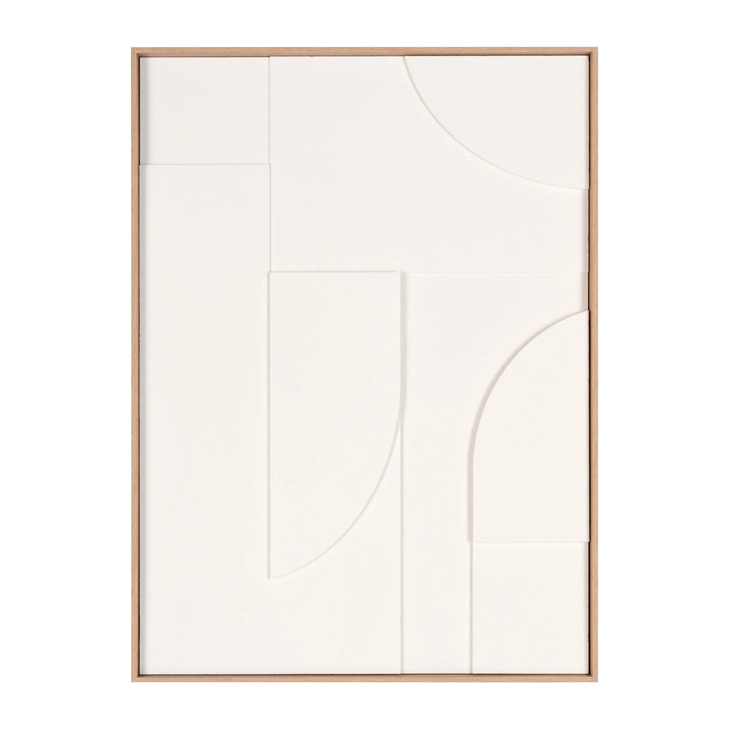 Geo Mache Brown Shadowbox Wall Art — view 2