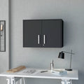 Storage Cabinet – Wall Cabinet, Three Interior Shelves, Double Door