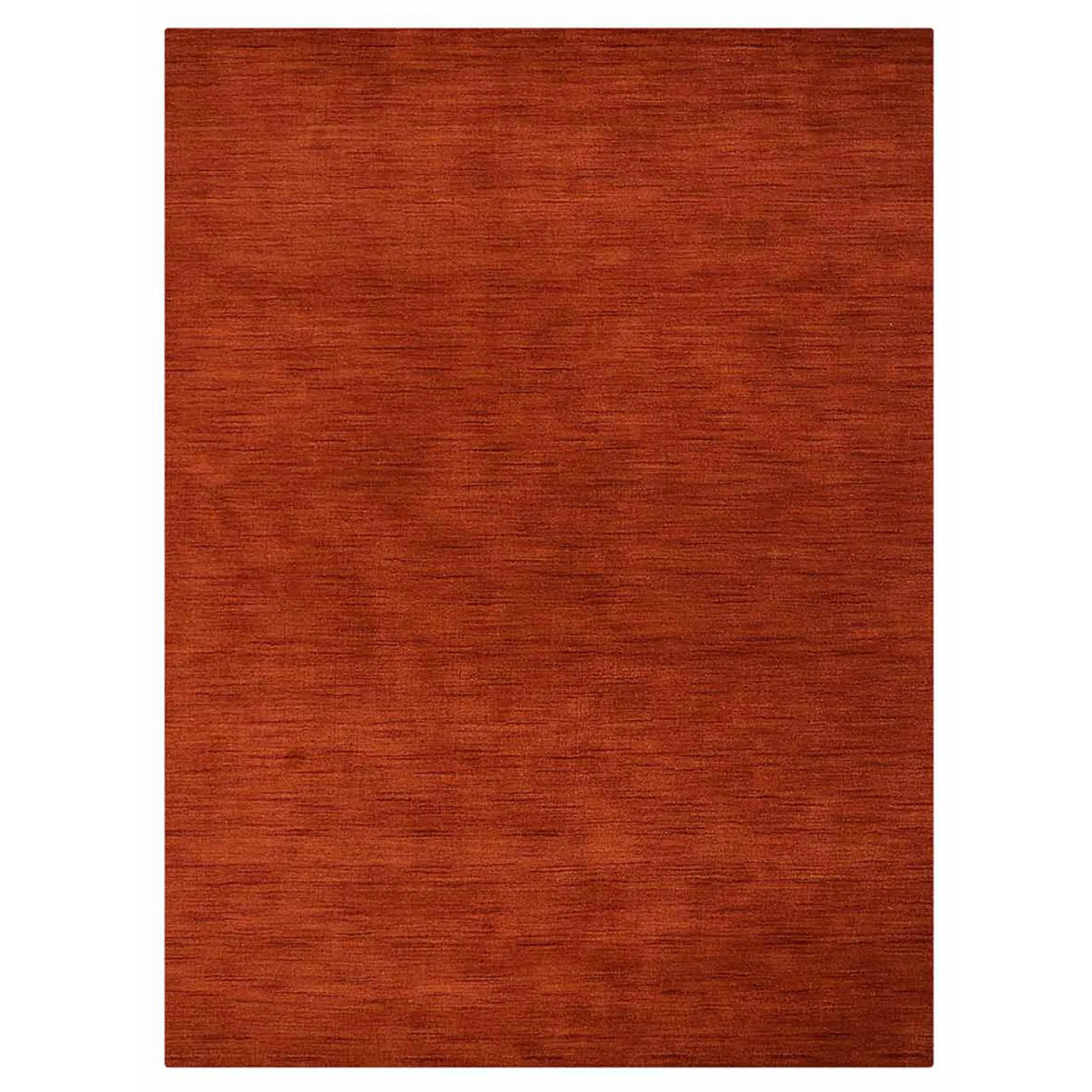 Rugsotic Carpets Hand Knotted Loom Wool Area Rug Solid — view 2