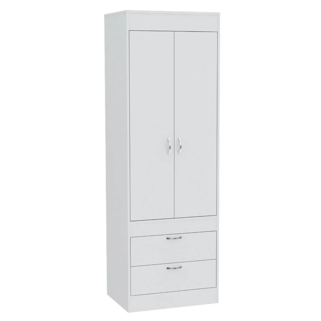 Simone Armoire, Rod, Double Door, Two Drawers — view 2
