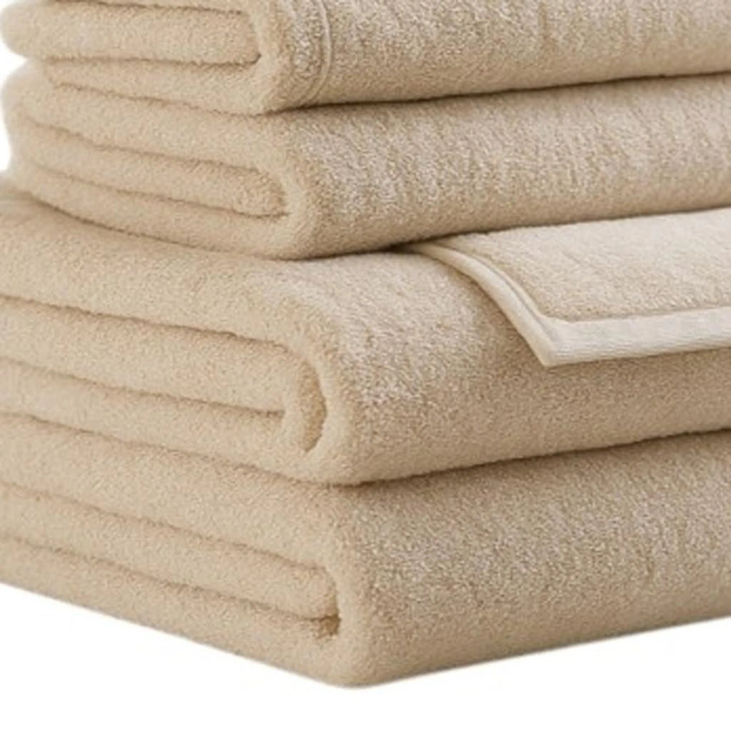 Set of Six Cotton Quick Dry Terry Cloth Towels — view 3