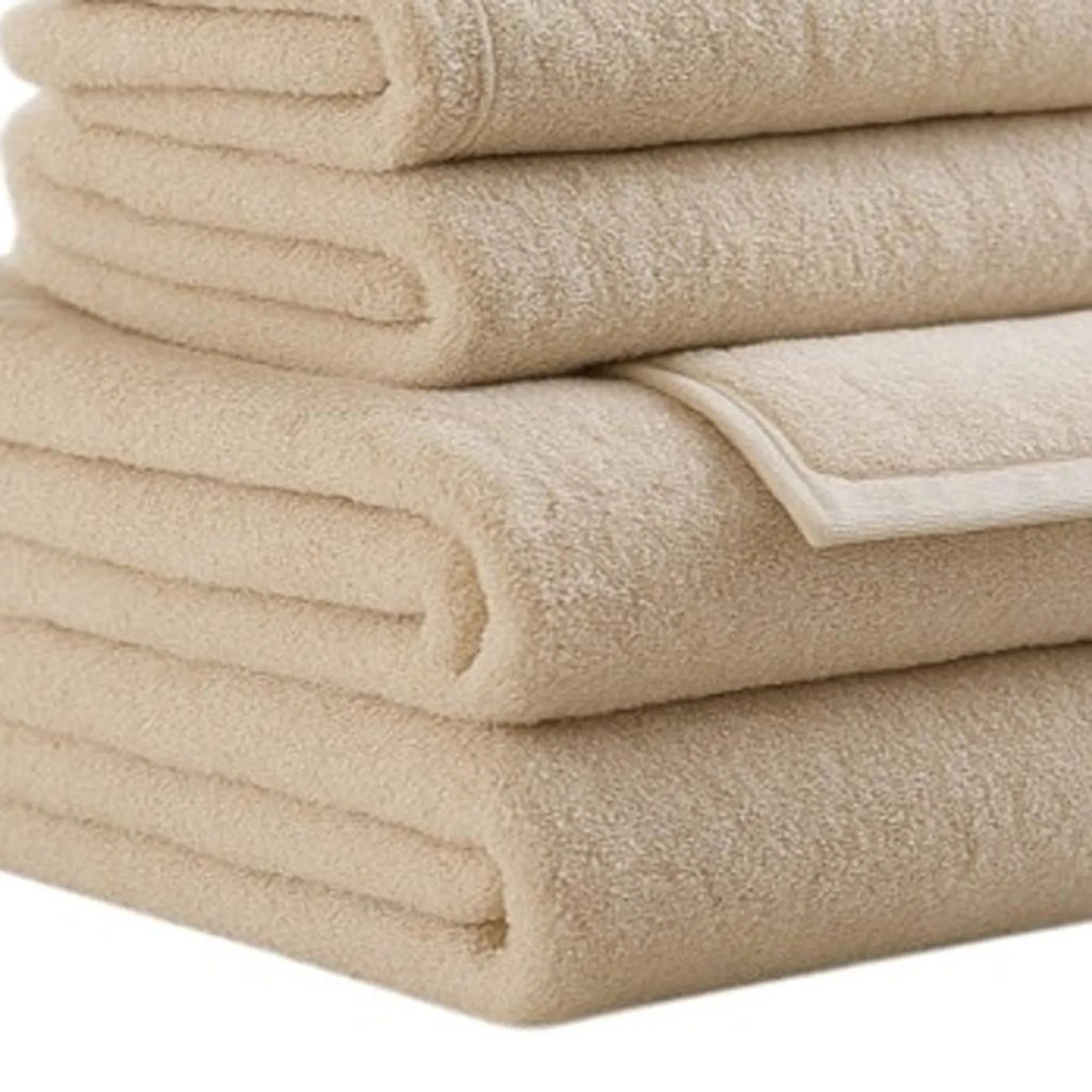 Set of Six Cotton Quick Dry Terry Cloth Towels — view 3