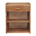 Solid Wood One Drawer Nightstand