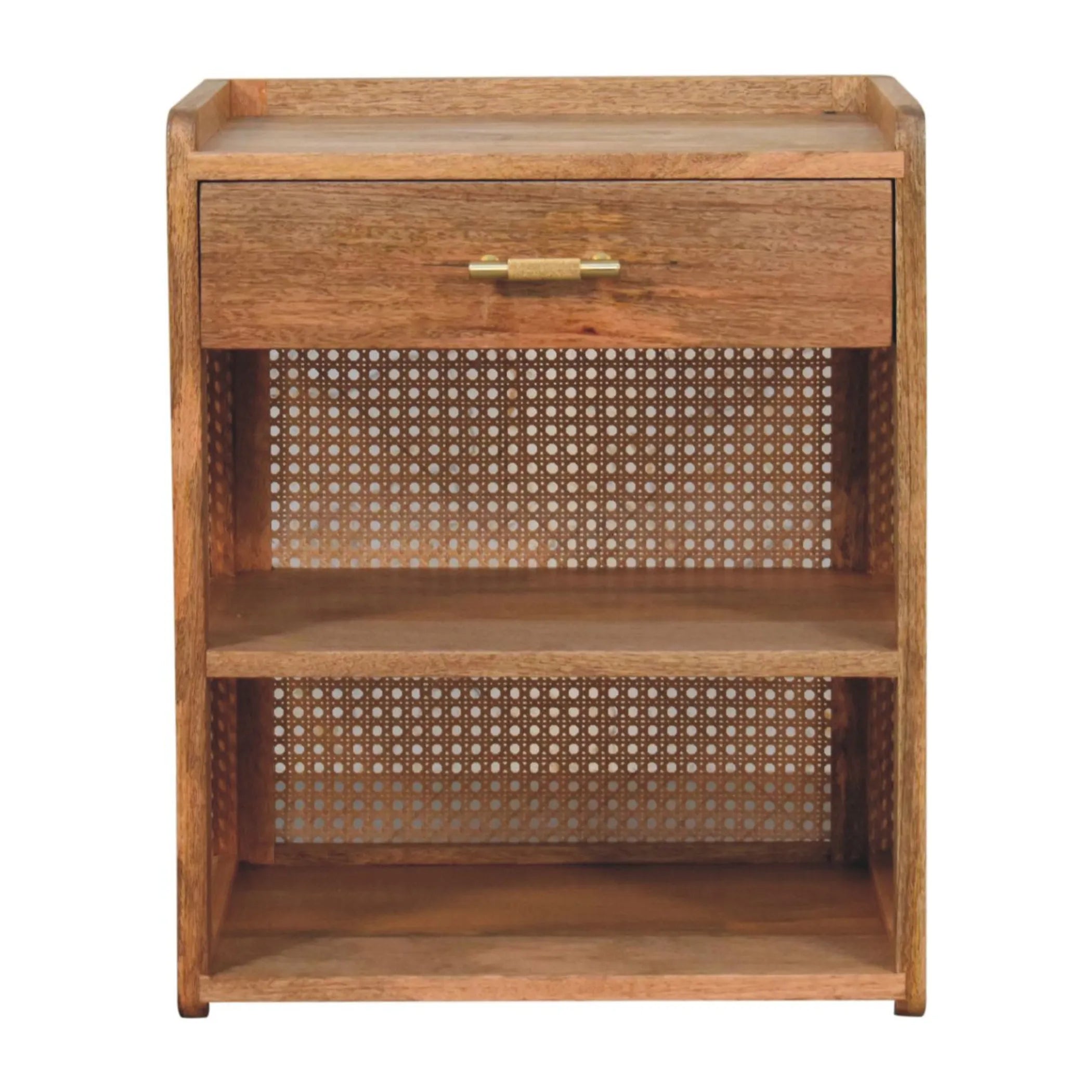 Solid Wood One Drawer Nightstand
