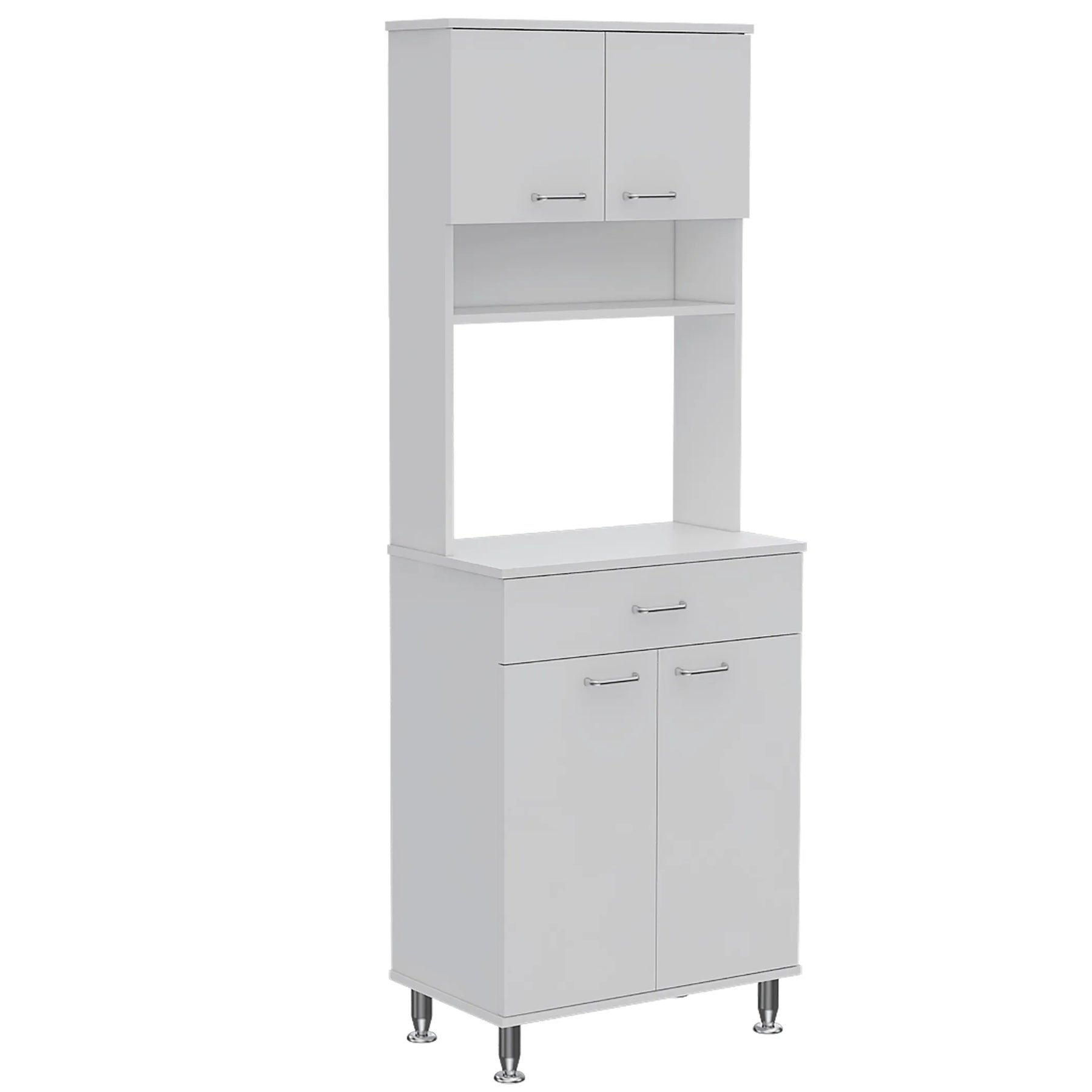 Campbell 2 Piece Kitchen Set, Kitchen Island + Pantry — view 4