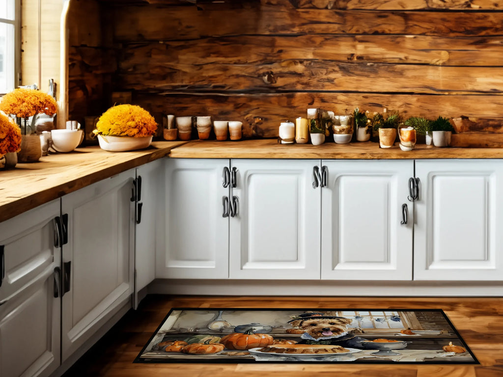 Fall Kitchen Pumpkin Pie Runner Mat 28×58 — view 4