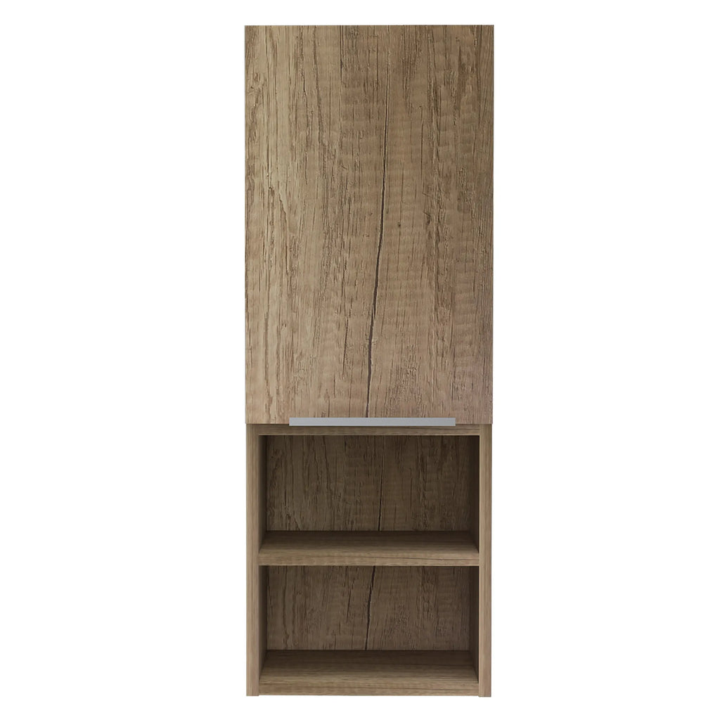 12″ Wood Brown Standard Accent Cabinet With Four Shelves — view 2