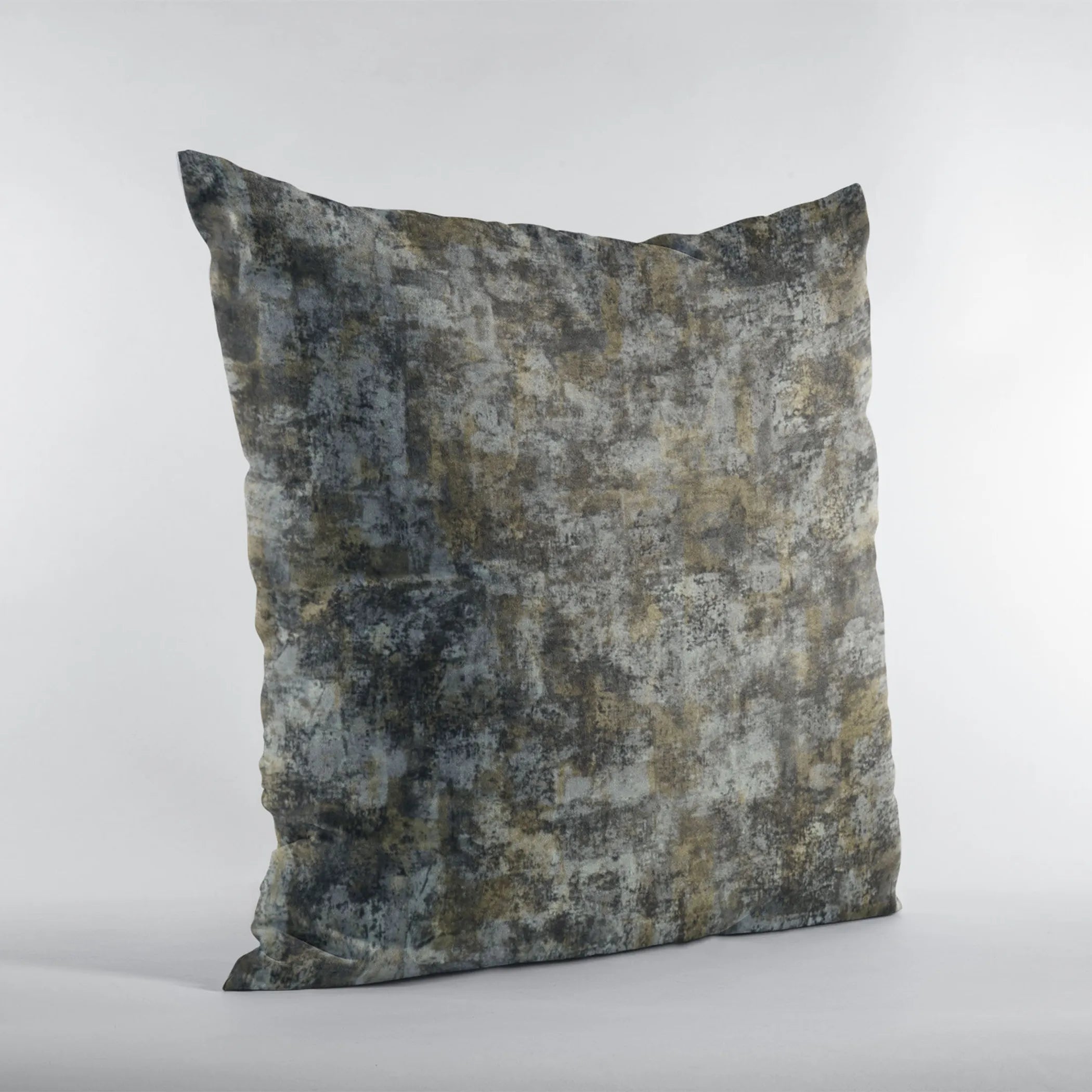 Plutus Twilight Hidden Island Velvet With Foil Printing On Top Luxury Throw Pillow — view 3
