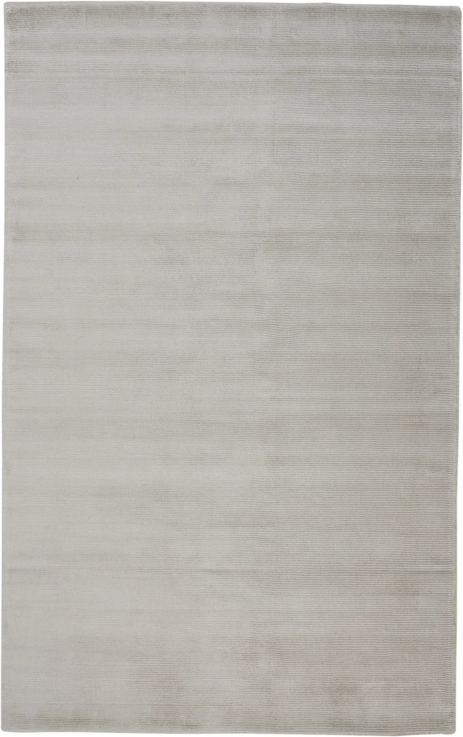 5′ X 8′ Gray And Silver Hand Woven Area Rug — view 4