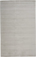 4′ X 6′ Gray And Silver Hand Woven Area Rug