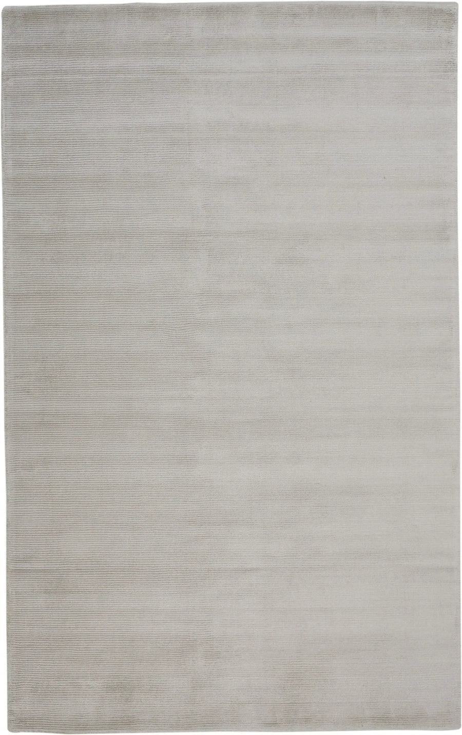 4′ X 6′ Gray And Silver Hand Woven Area Rug