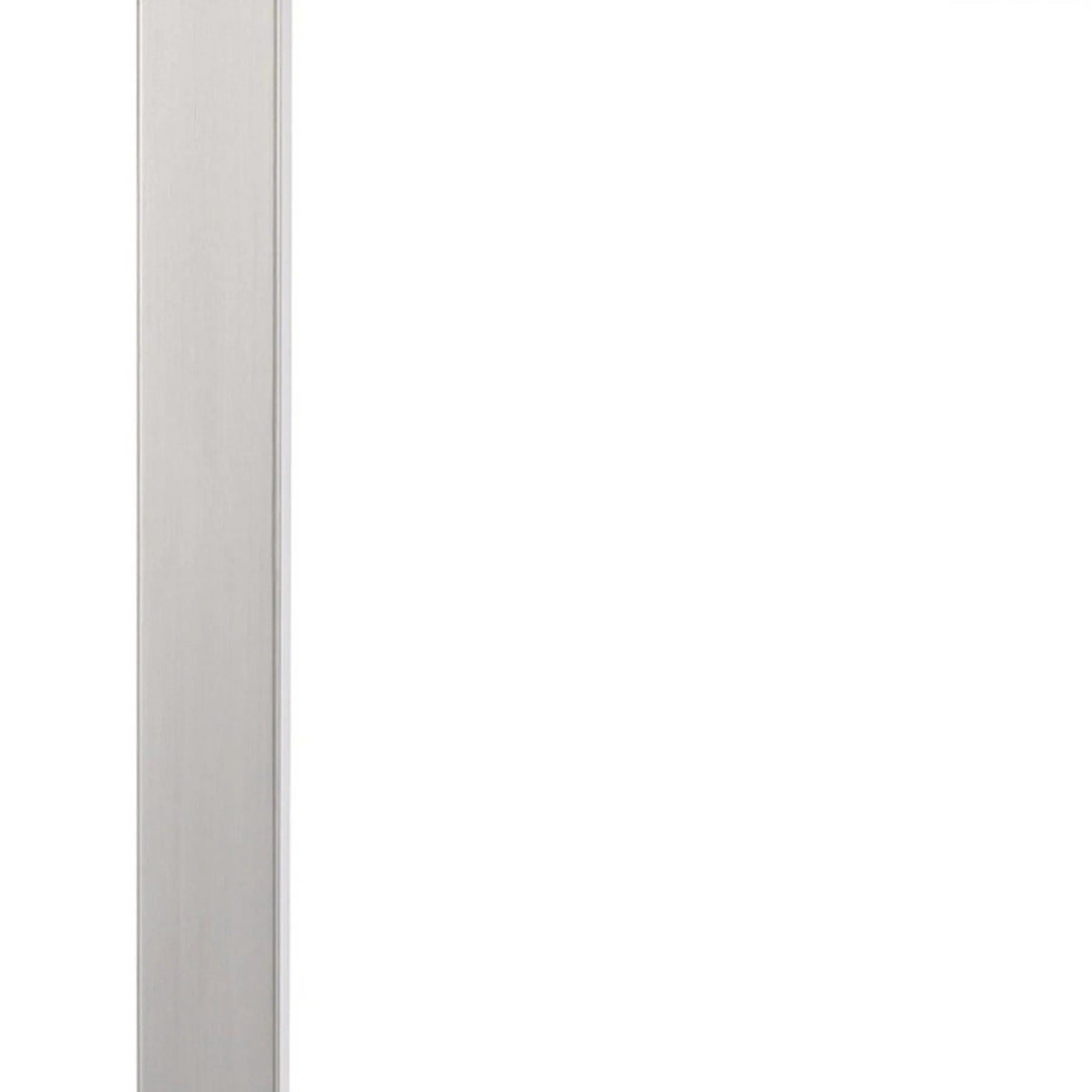 25″ Nickel Metal Desk USB Table Lamp With White Shade — view 4