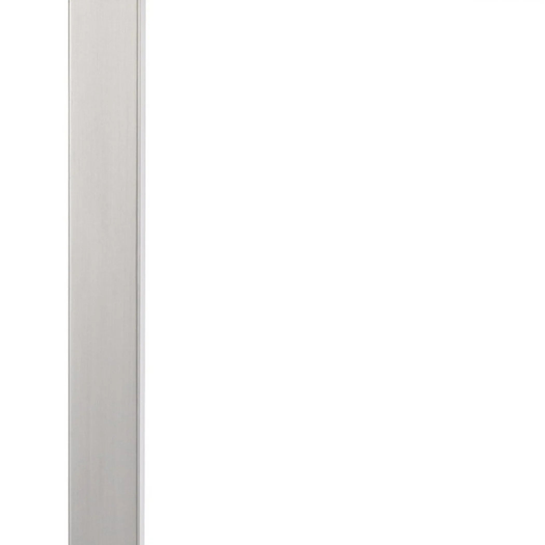 25″ Nickel Metal Desk USB Table Lamp With White Shade — view 4