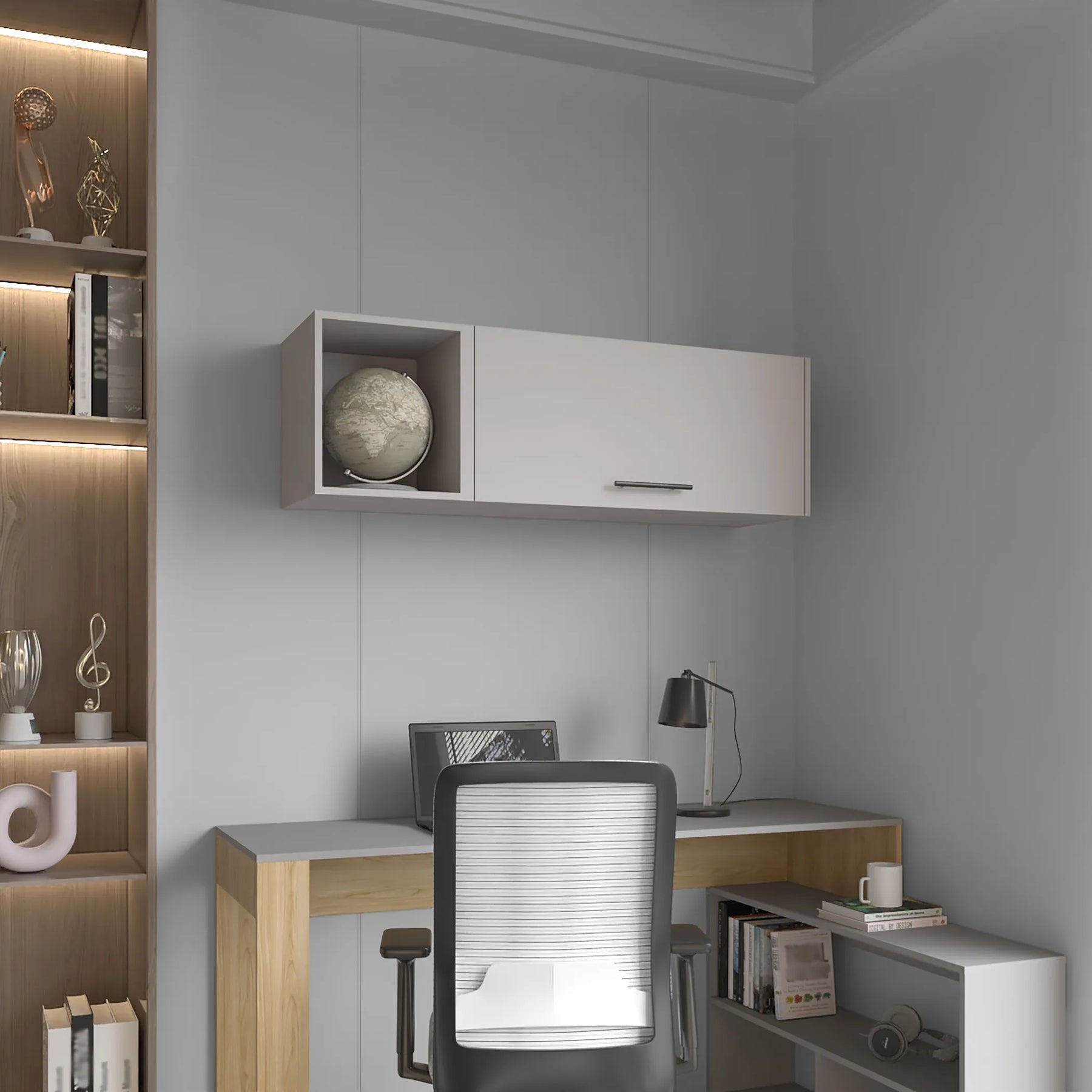 Aster 47″ W Wall Cabinet Smoke — view 3