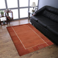 Rugsotic Carpets Hand Knotted Tibbati Wool Area Rug Contemporary