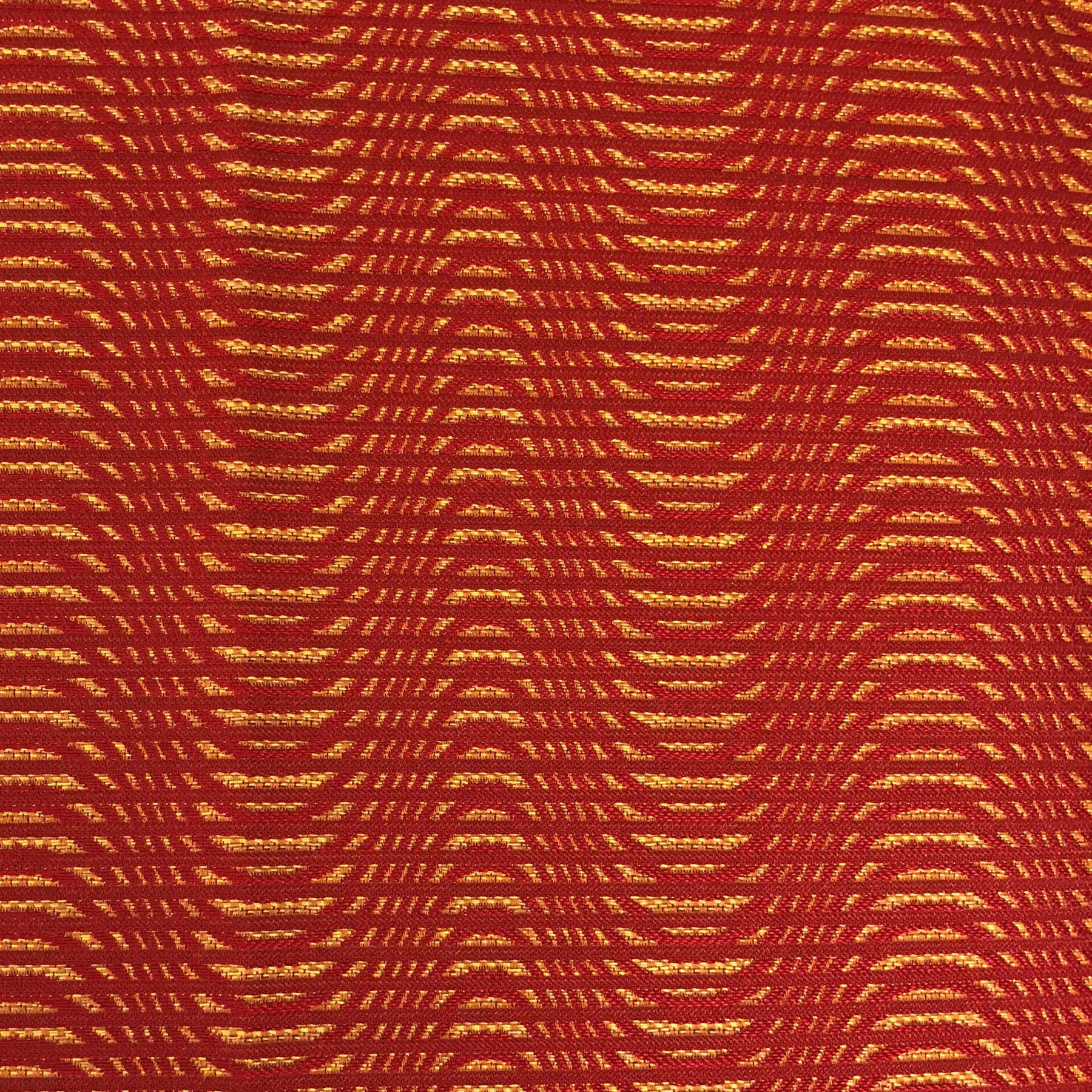 Plutus New Earth Ripple Red Luxury Throw Pillow — view 3