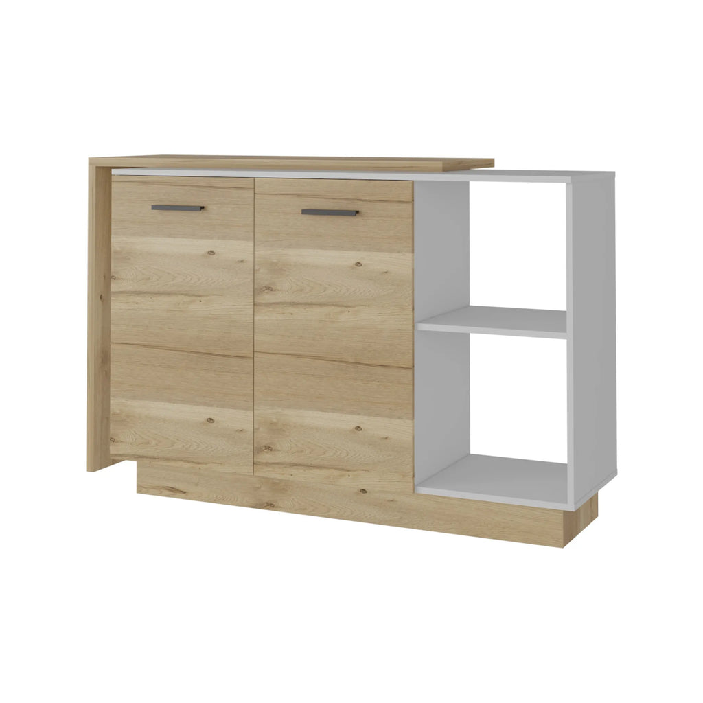 Memphis 2 Piece Kitchen Set, Sicilia Kitchen Island + Napoles Utility Sink — view 3
