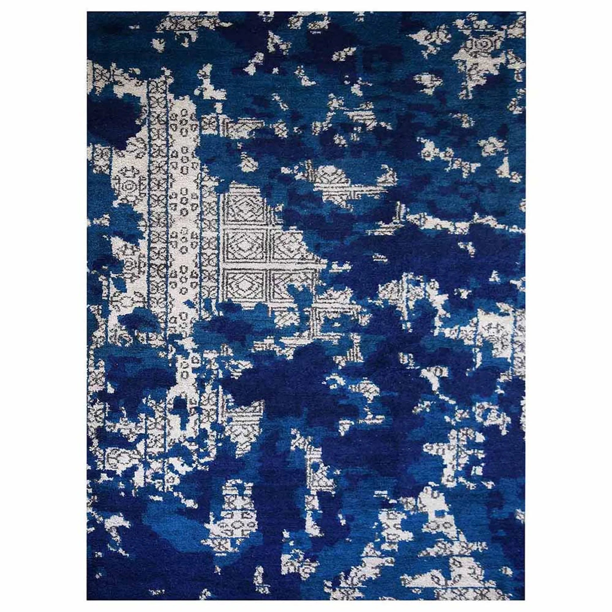Rugsotic Carpets Hand Knotted Silk Area Rug Abstract — view 2