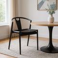 Solid Wood Open Back Dining Side Chair