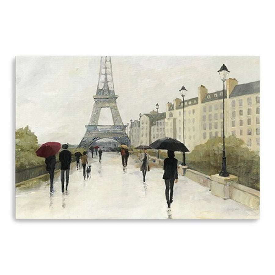 Parisian Rainy Day Unframed Print Wall Art — view 2
