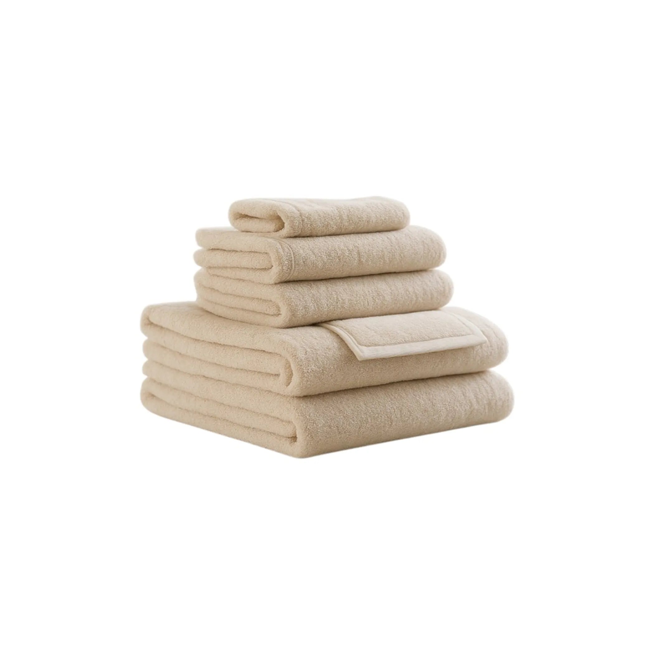 Set of Six Cotton Quick Dry Terry Cloth Towels — view 2