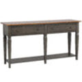 Sunset Trading Dakota Console Table with Drawers and Storage Shelf | 62″ Sofa Table | Narrow Kitchen Sideboard | Distressed…