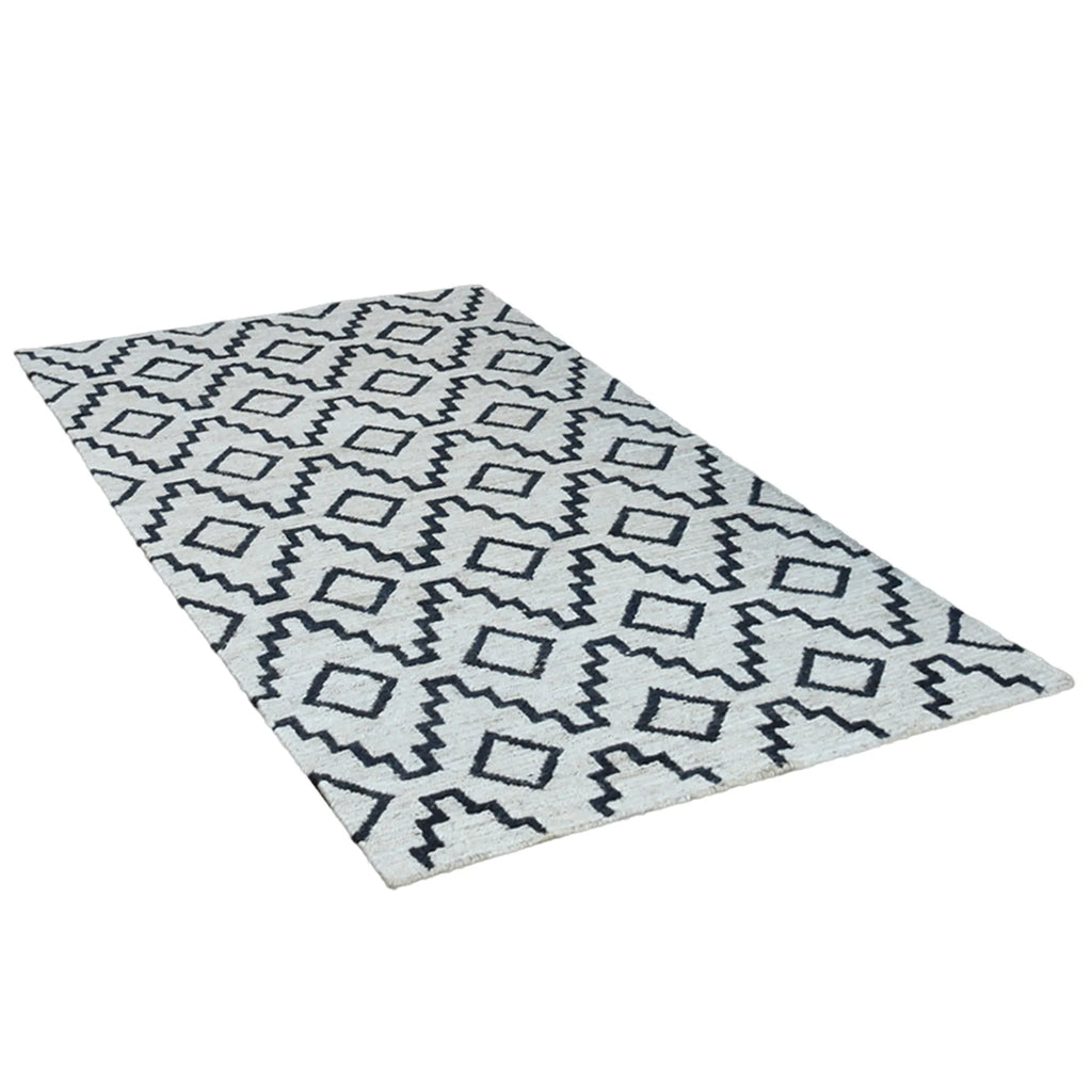 Rugsotic Carpets Hand Knotted Sumak Jute Eco-friendly Area Rug Geometric — view 3
