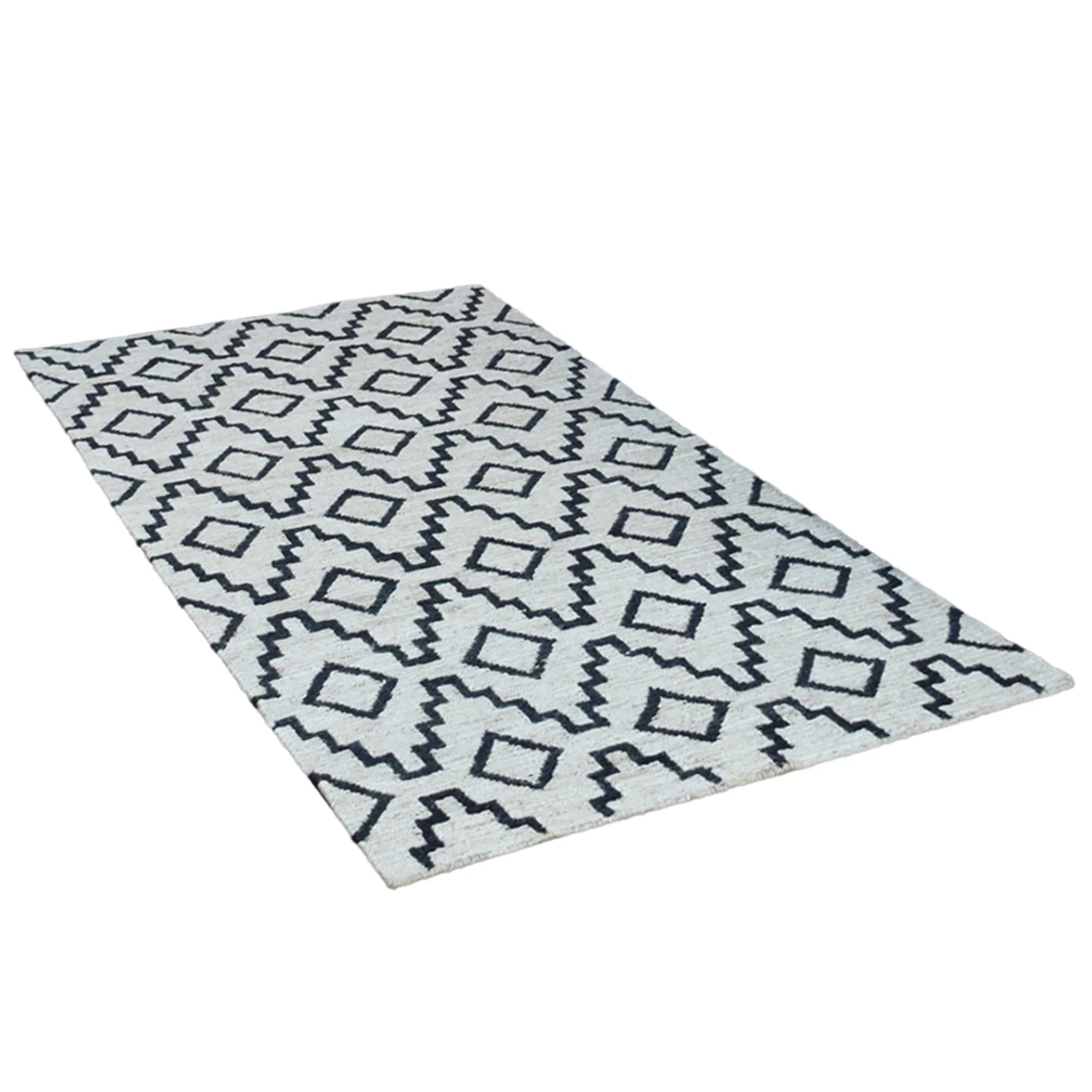 Rugsotic Carpets Hand Knotted Sumak Jute Eco-friendly Area Rug Geometric — view 3