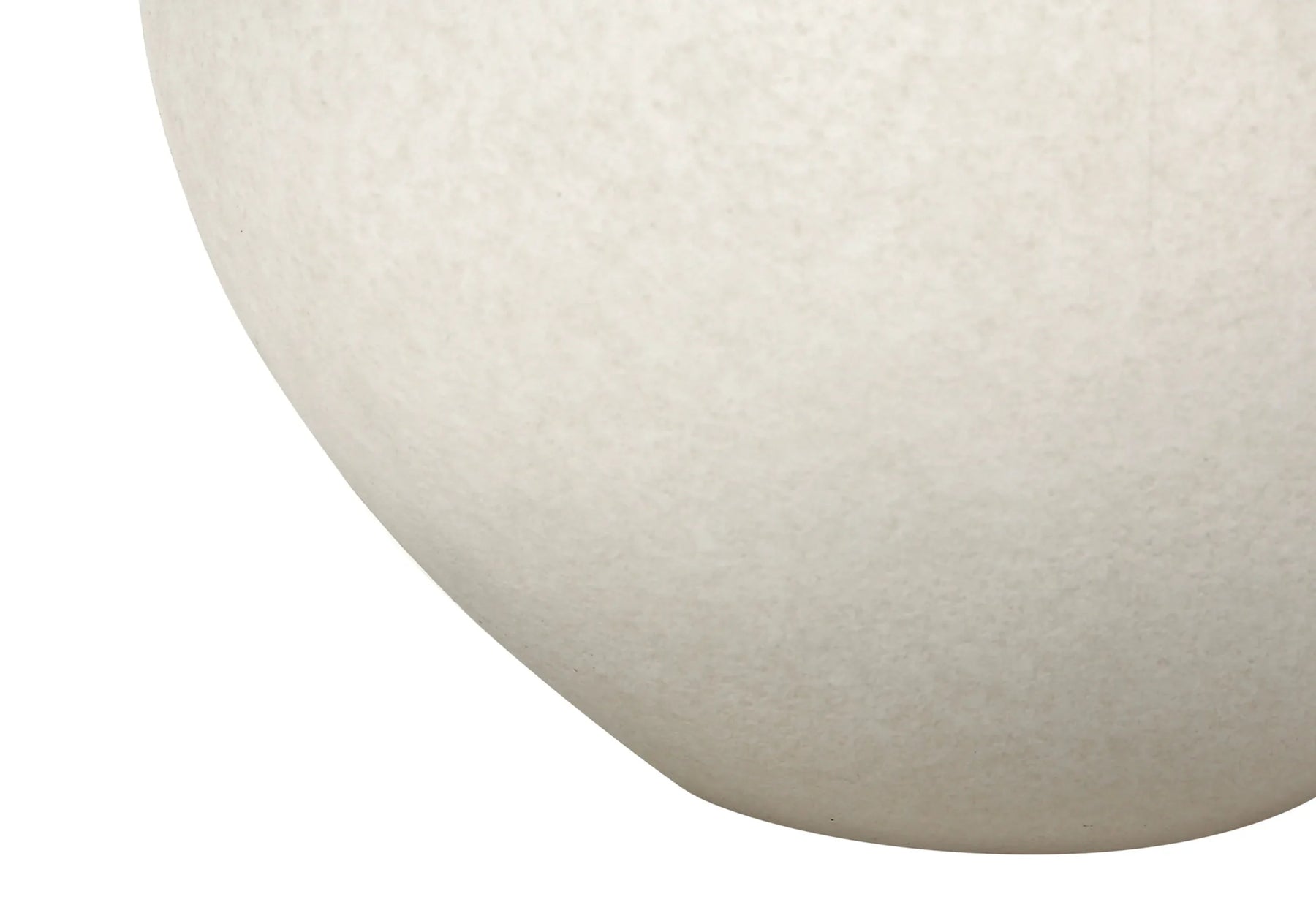 16″ Cream Ceramic Round Table Lamp With Cream Empire Shade — view 4