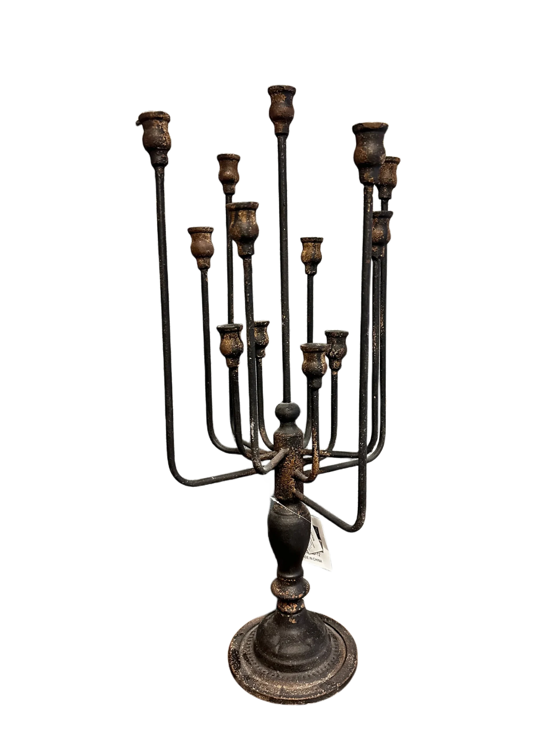 13-Candle Iron Candelabra — view 3