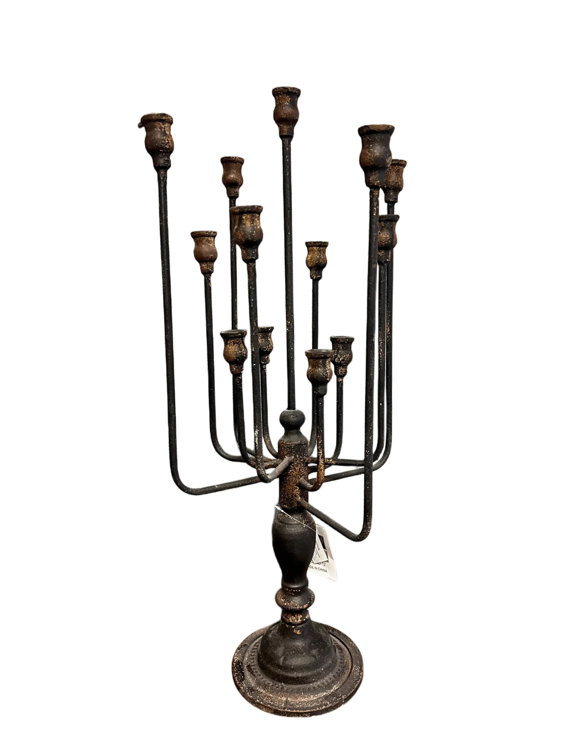 13-Candle Iron Candelabra — view 3