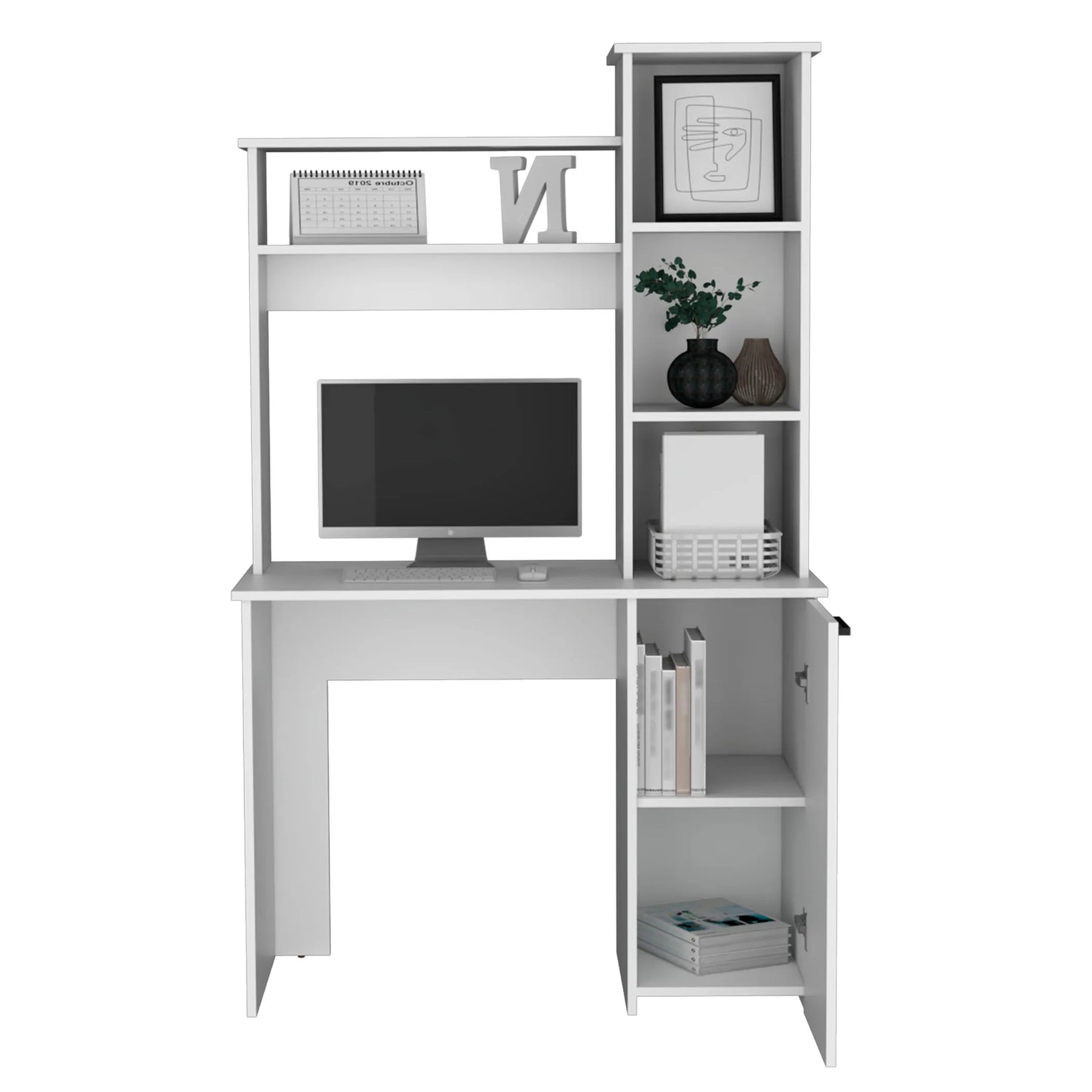 Carson Computer Desk with Hutch