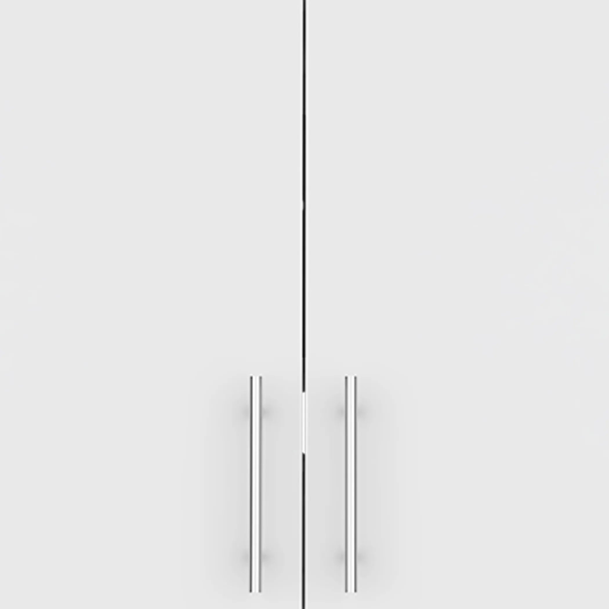 Wood Wall Mounted Utlity Cabinet With Two Doors — view 4