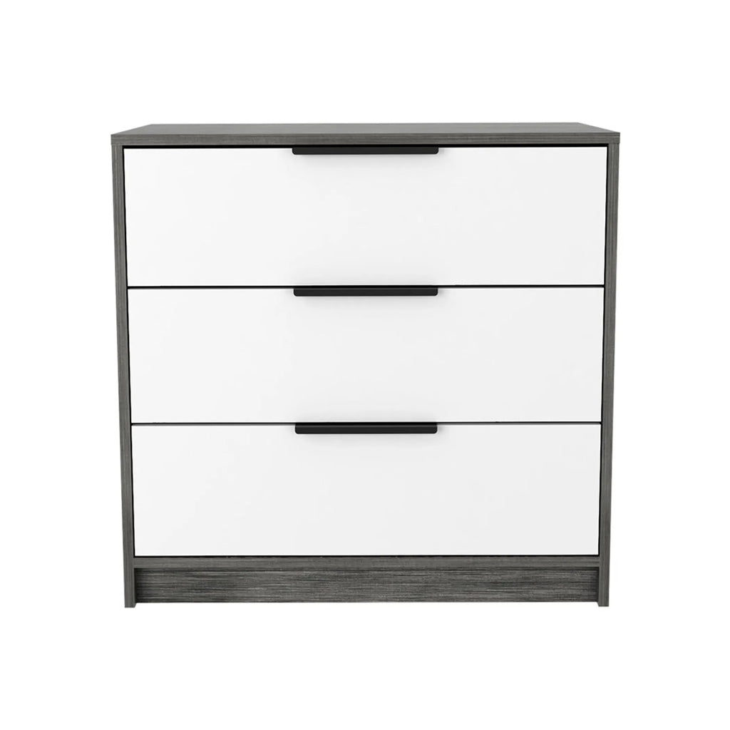 Calera 2 Piece Bedroom Set, White / Smokey Oak Finish — view 3