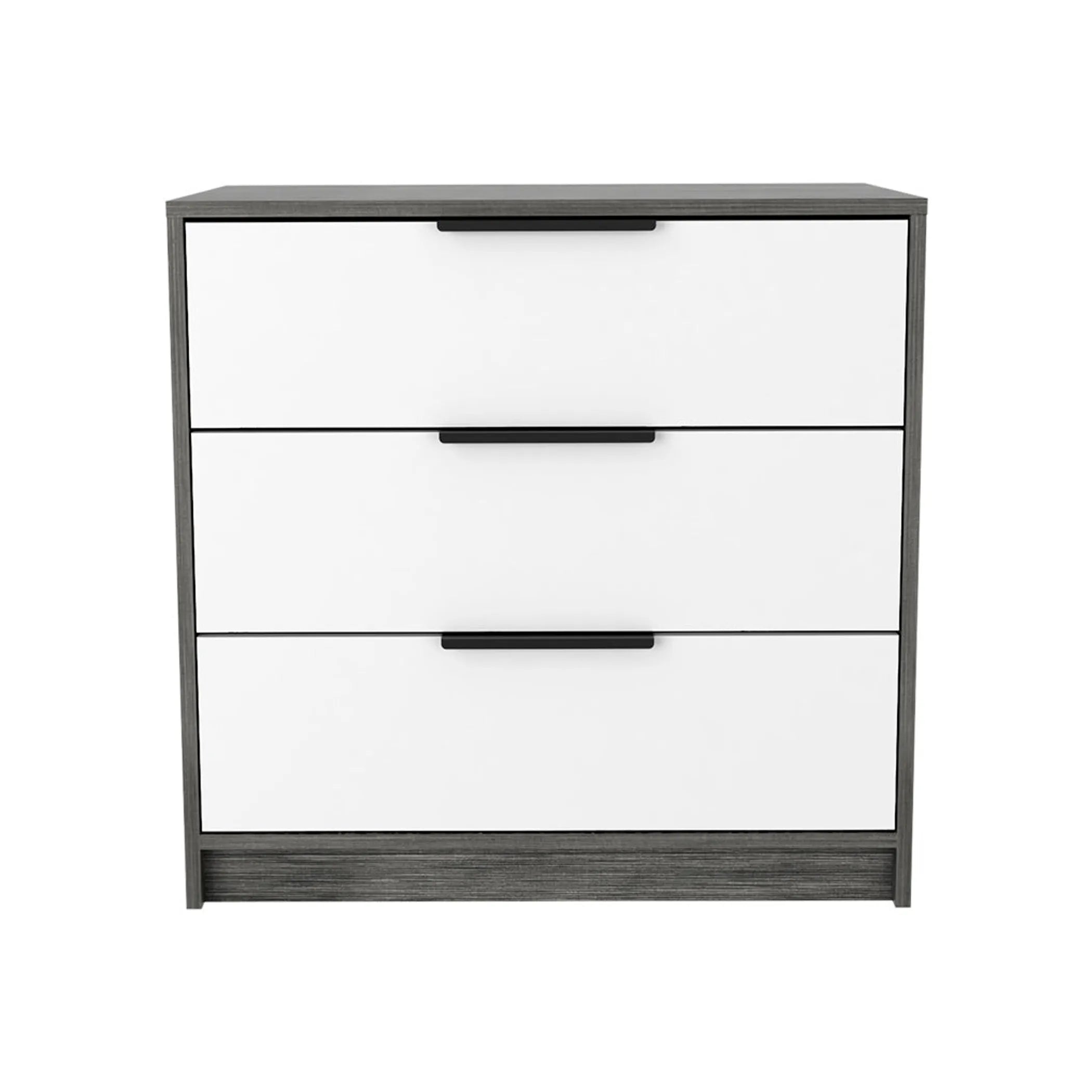 Calera 2 Piece Bedroom Set, White / Smokey Oak Finish — view 3