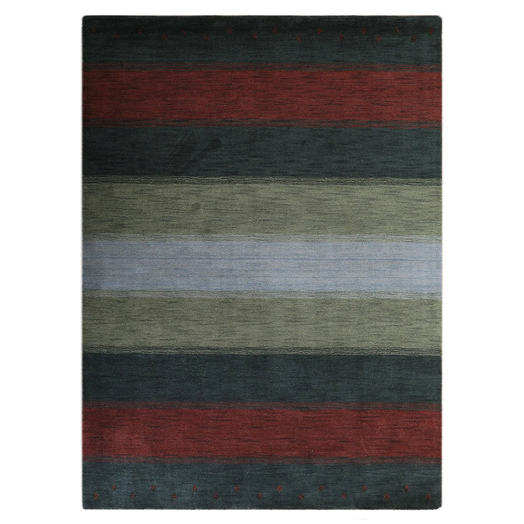 Rugsotic Carpets Hand Knotted Loom Wool Area Rug Contemporary — view 2