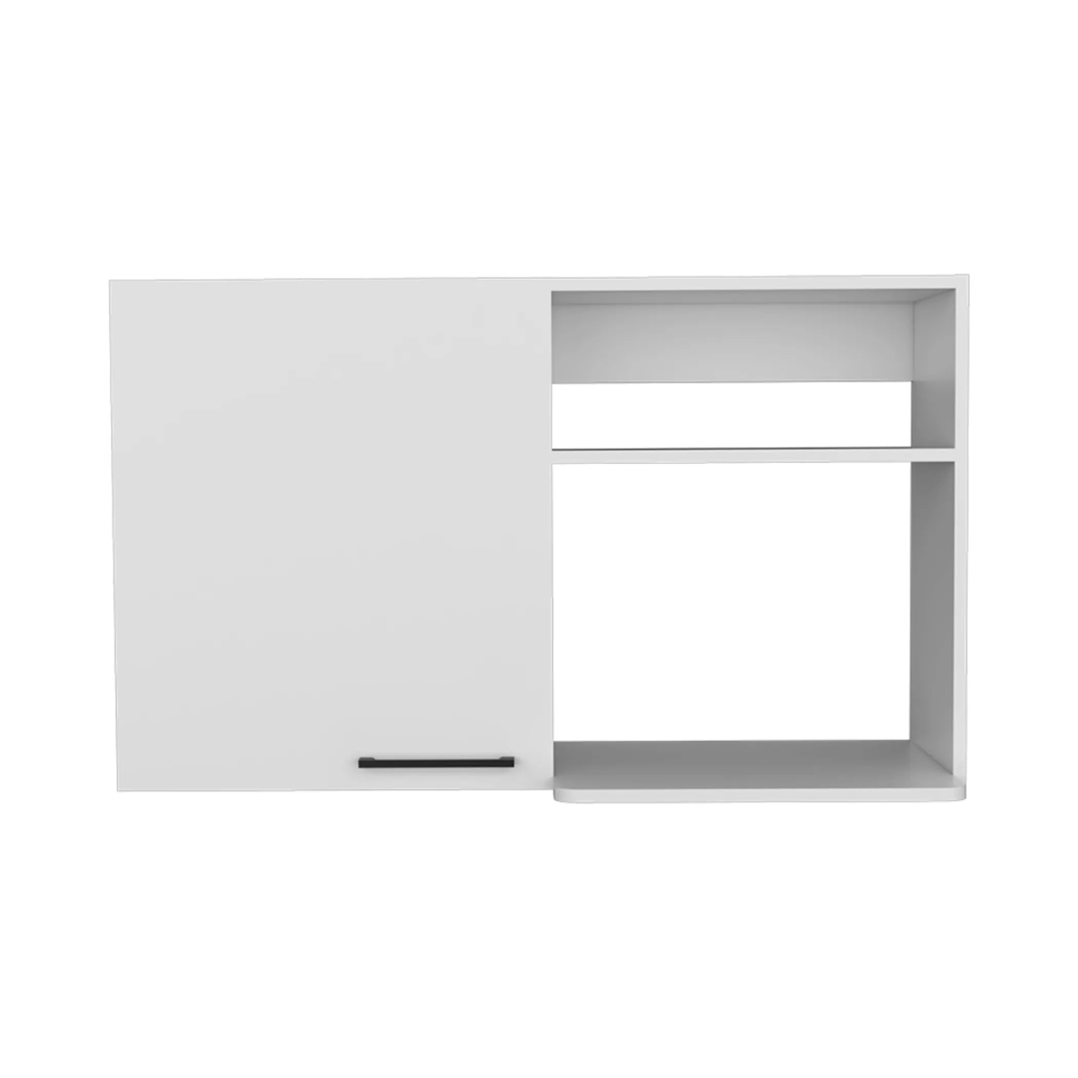 Wood Wall Mounted Accent Cabinet With Single Door — view 2