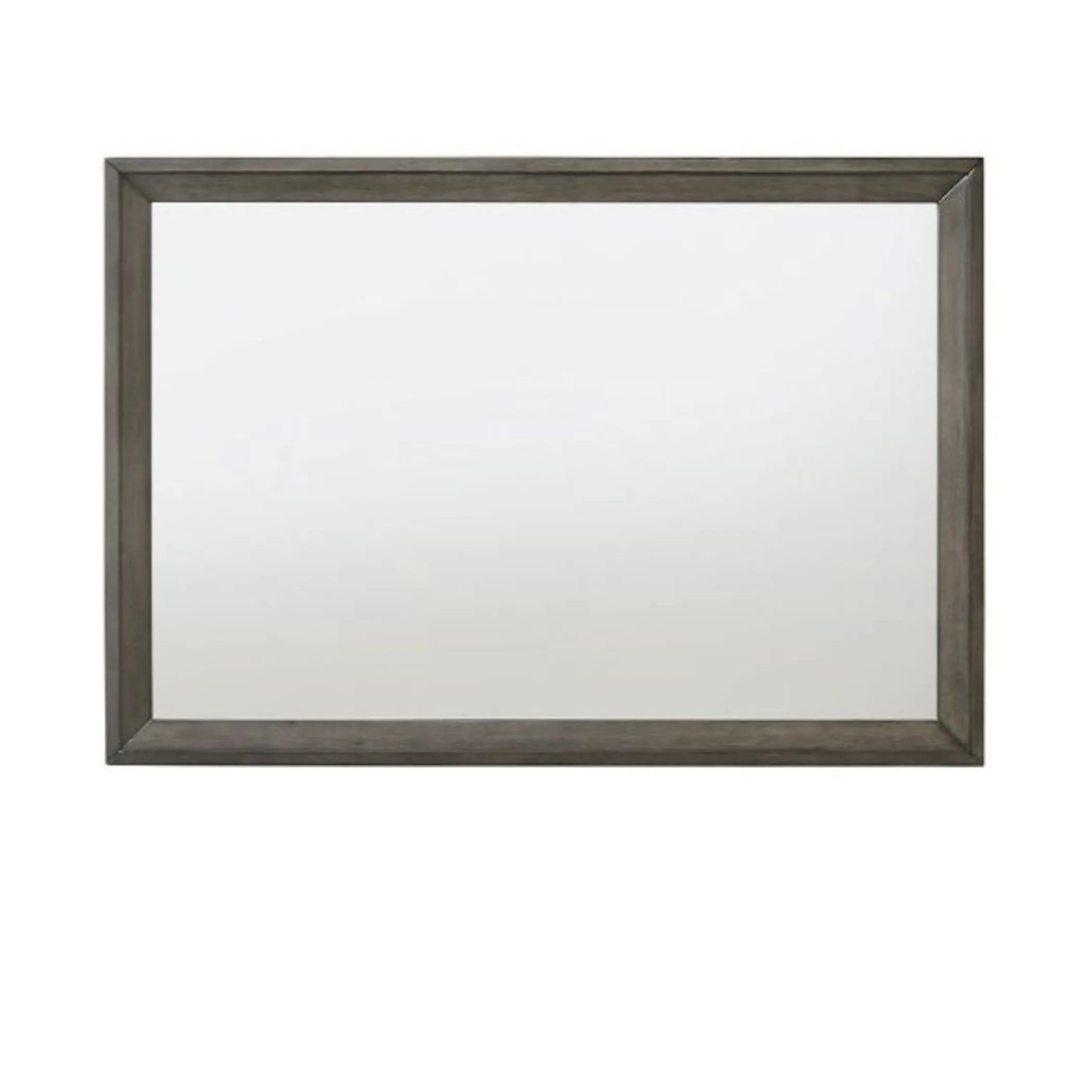 32″ Gray Oak Dresser Mirror — view 3