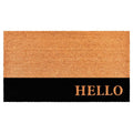 Calloway Mills Hello Black Stripe Doormat