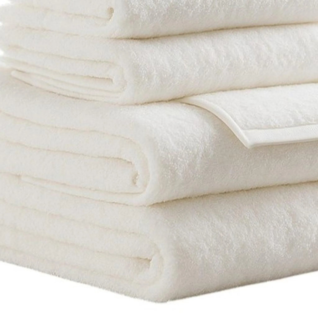 Set of Six Cotton Quick Dry Terry Cloth Towels — view 3