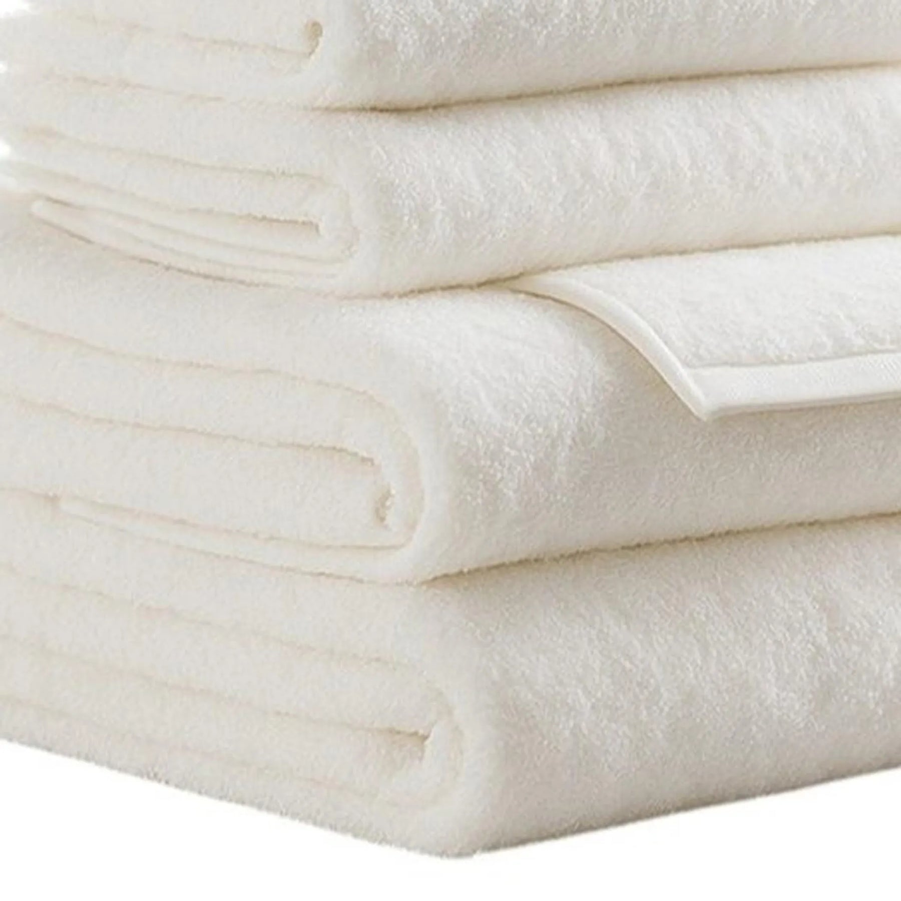 Set of Six Cotton Quick Dry Terry Cloth Towels — view 3