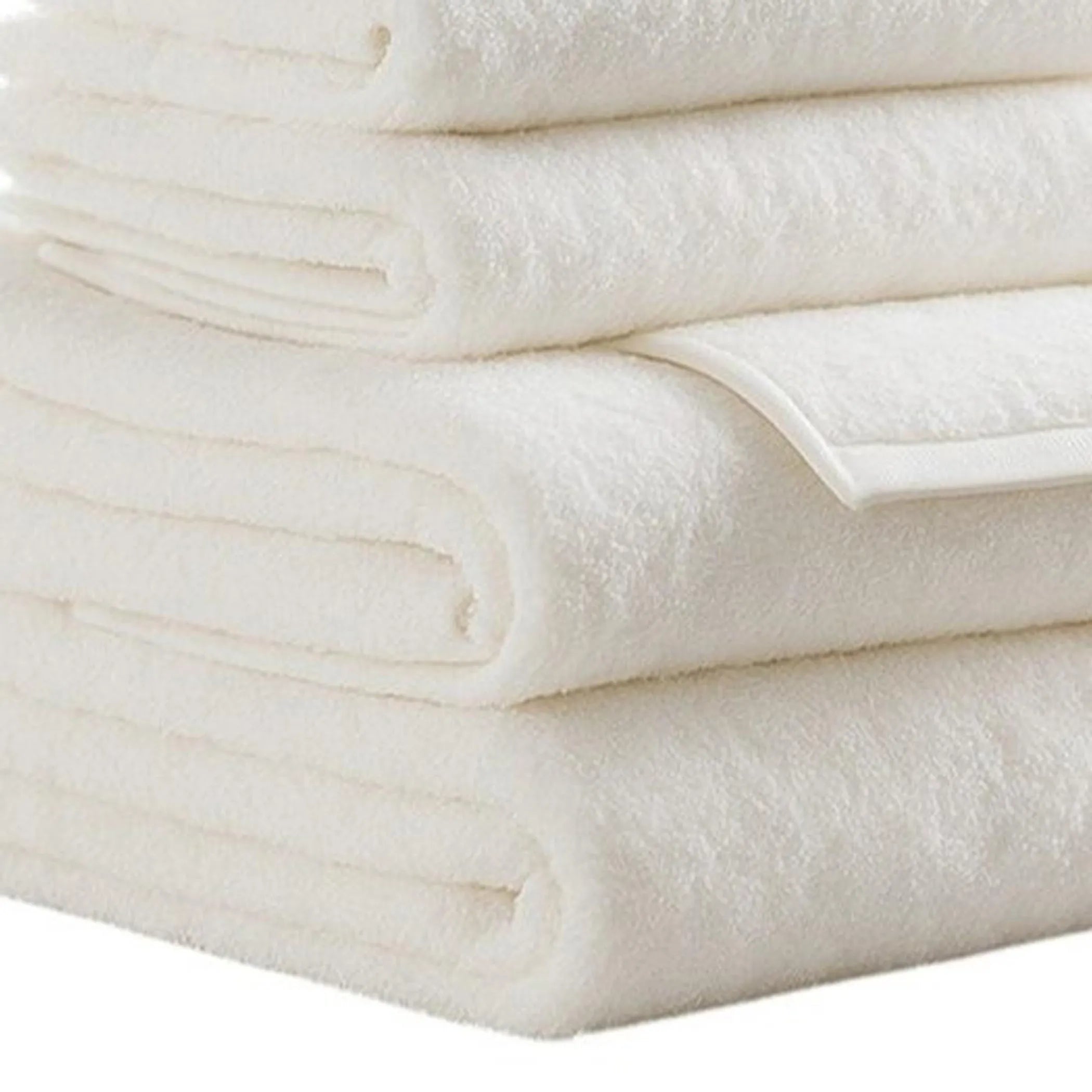 Set of Six Cotton Quick Dry Terry Cloth Towels — view 3